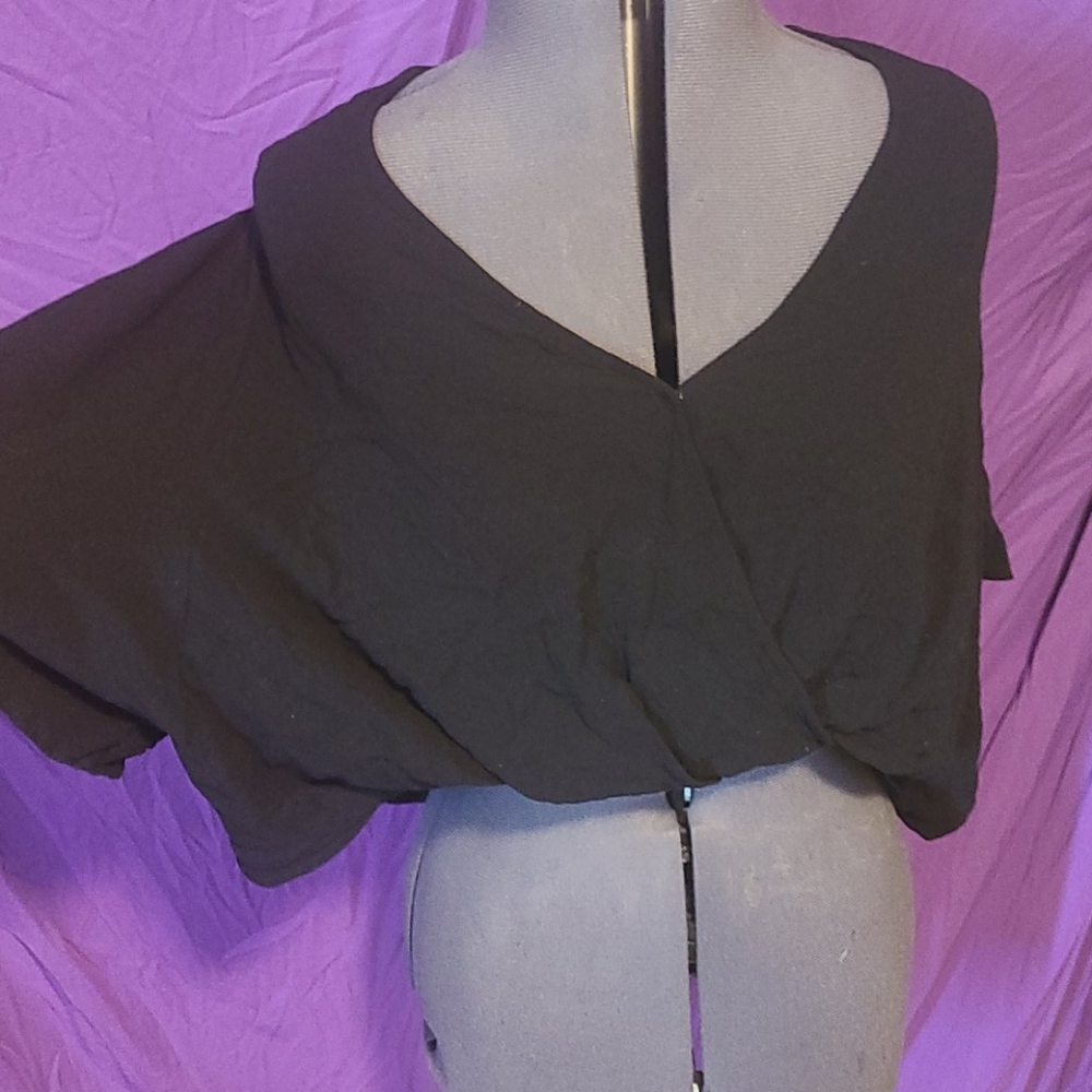 Free People wrap crop top